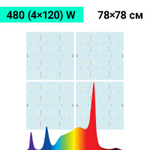Лампа для гроубокса Quantum board Samsung 480 Ватт
