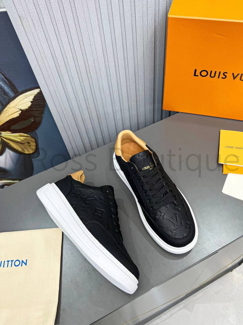 Мужские кроссовки Beverly Hills Louis Vuitton (Луи Виттон) премиум класса