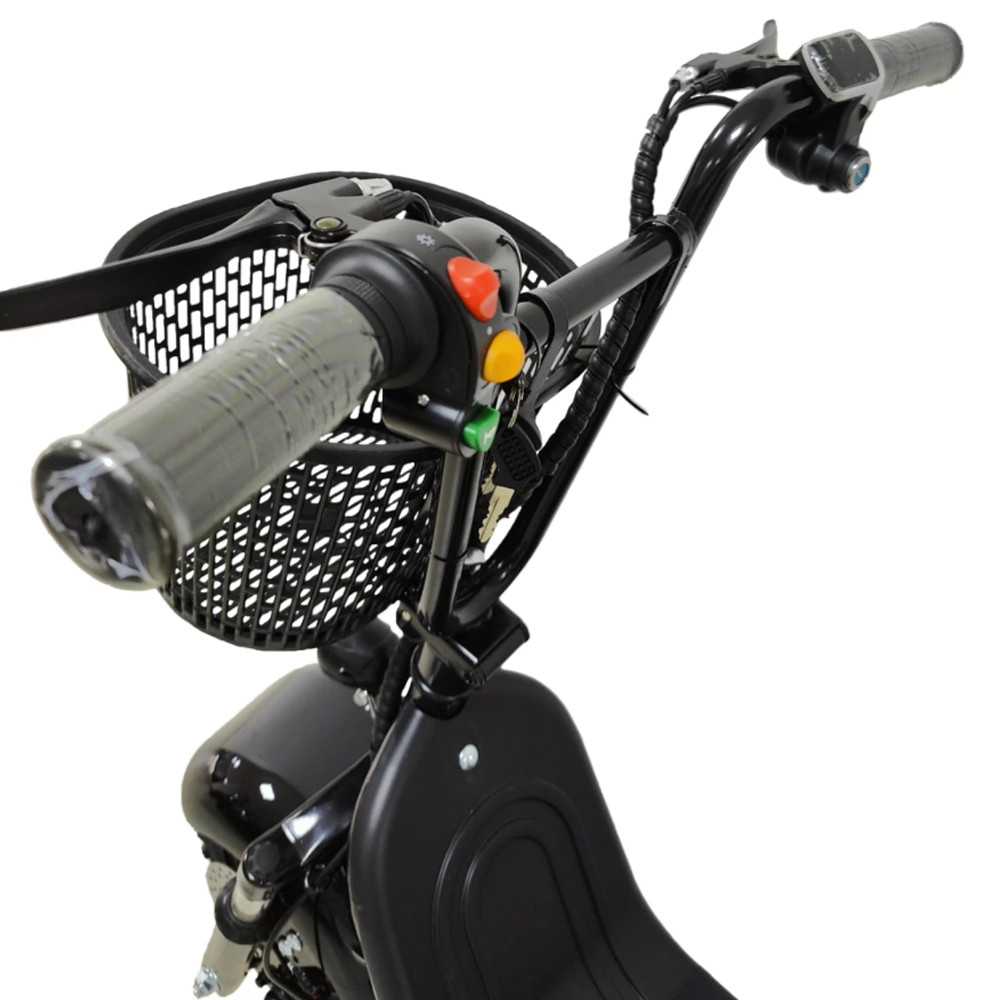 Электроскутер CityCoco WOLONG C1 PRO offroad 48V 11Ah 800W Черный