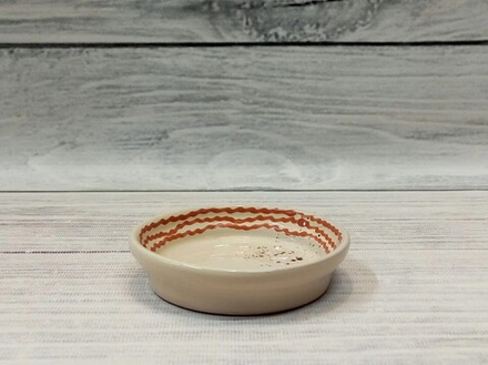 Блюдце модерн Розовая волна 9.5 см