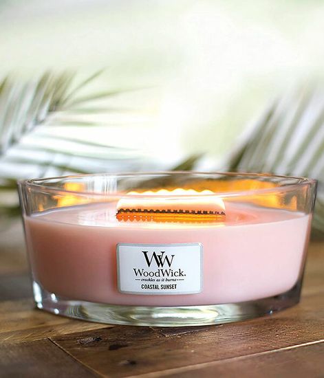Прибрежный закат, ароматическая свеча эллипс, WoodWick