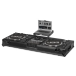 Кейс UDG Ultimate Flight Case Set PLX9/SL1200 Black MK2 Plus (Laptop Shelf + Wheels)