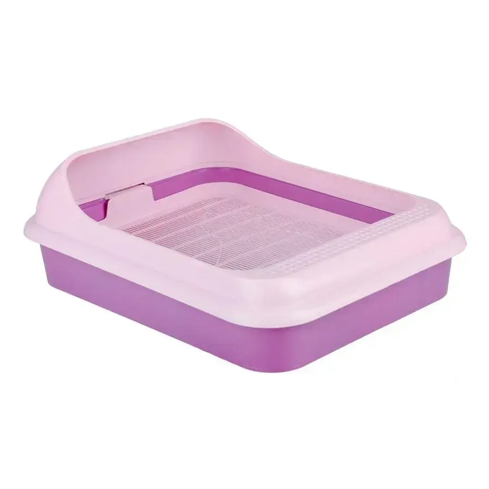 Лоток Лекси (с рамкой и сеткой) (розовый) (комплект 14 шт)