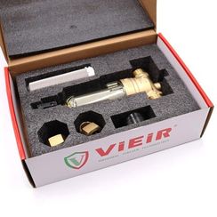 Фильтр VIEIR с манометром 3/4 для холодной воды (8/1)