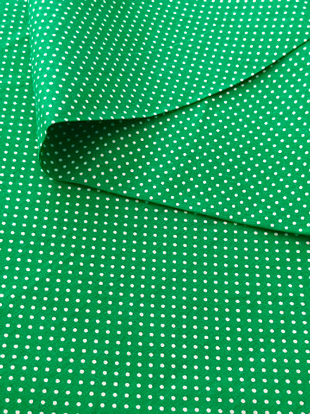 Ткань бязь плательная, рис. "Горох 2 мм", ширина 150 см, арт. 614