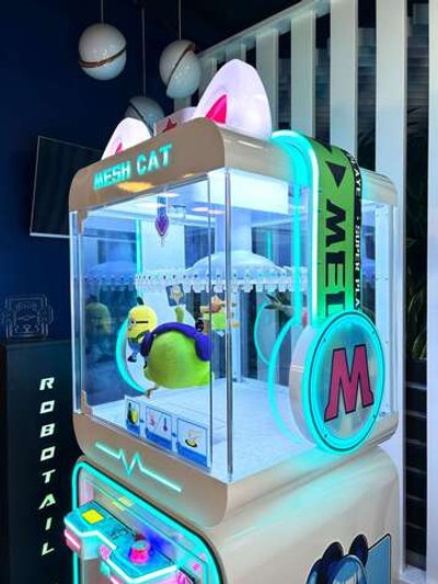 Призовой автомат прищепка "Mesh cat"