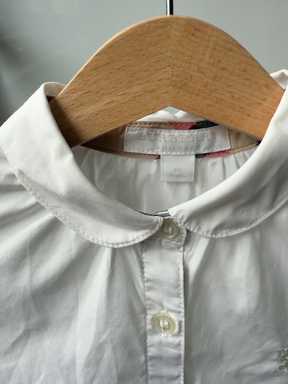 Хлопковая блузка Burberry, 104