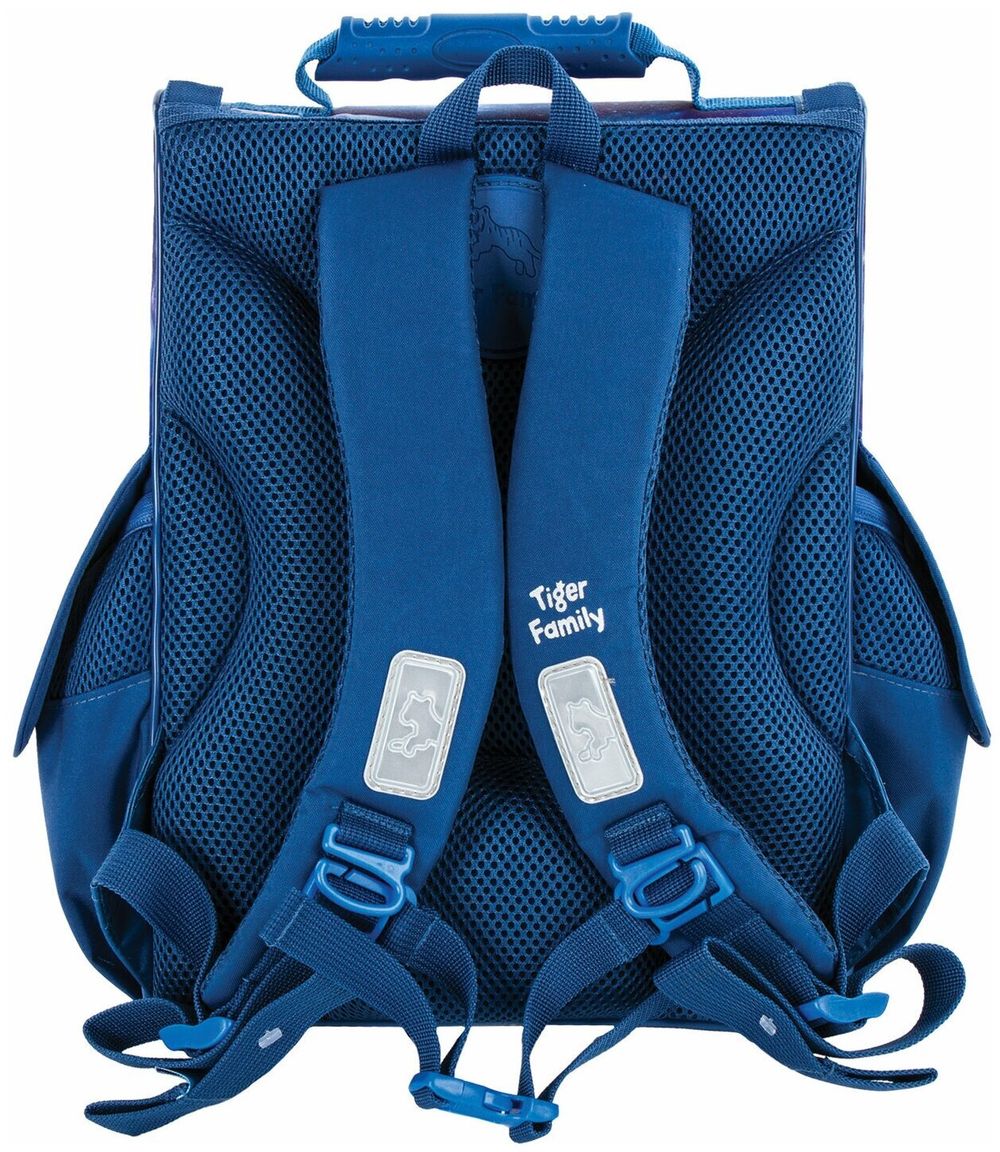 Ранец ЮНЛАНДИЯ by TIGER FAMILY, Эргономичный, "Space adventures", 35х31х19 см, 229987