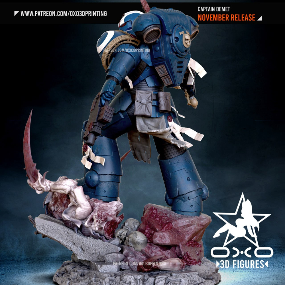 Капитан Ультрамаринов Титус Фигурка Captain of the Ultramarines Titus Warhammer 40,000: Space Marine