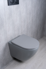 Унитаз подвесной Tornado Gid Tr2122TF-Lgm 62259Y серый матовый 49x36x36