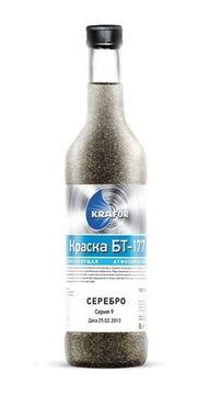 Краска  Серебрянка БТ-177 0,5л.KRAFOR