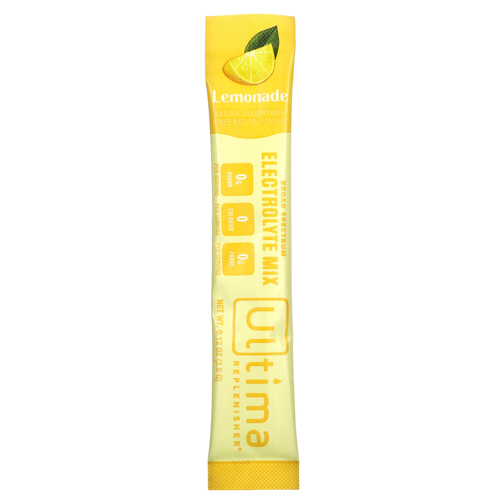 Ultima Replenisher, Электролит в порошке, Лимонад, 10 пакетов, 0,12 унции (3,5 г) каждый