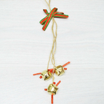 Украшение подвесное "Колокольчики - бубенцы" 34см