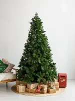 Елка с гирляндой «Барокко» (Литая+пвх) 240 см / 2,4 м