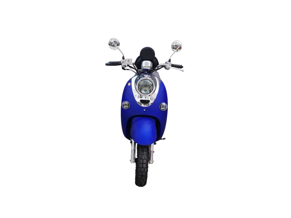 Скутер VENTO RETRO 49cc (150) сигнализация с автозапуском цвет MATTE BLUE