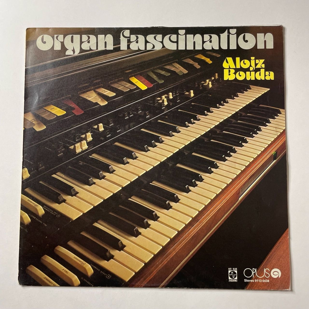 Винтажная виниловая пластинка LP Alojz Bouda Organ Fascination (Чехословакия 1978)