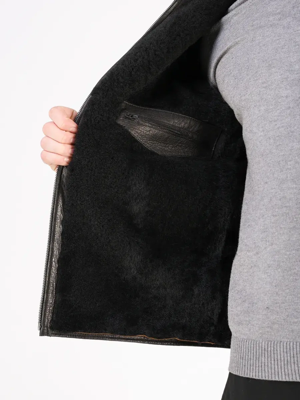 Дубленка натуральная куртка зимняя кожаная