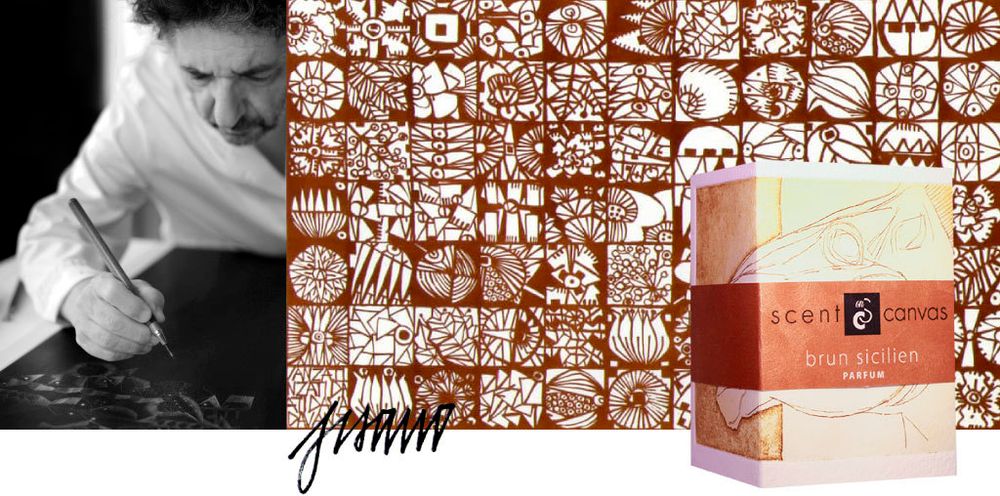 Scent on Canvas Brun Sicilien