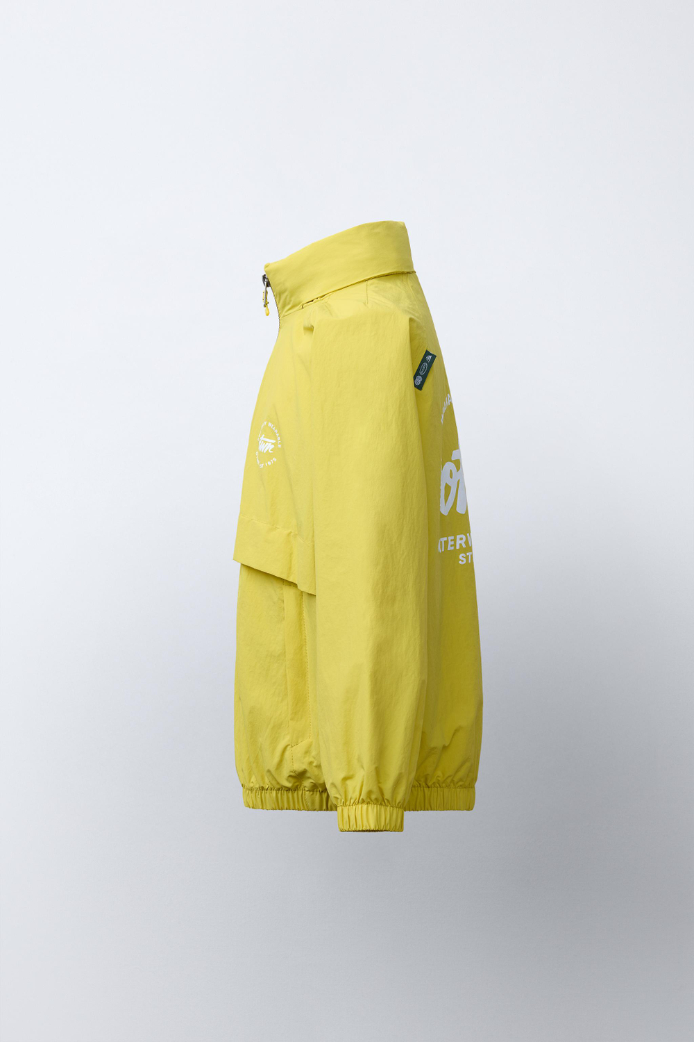 ZARA ЛЕГКАЯ КУРТКА WATER REPELLENT, ЛАЙМОВЫЙ