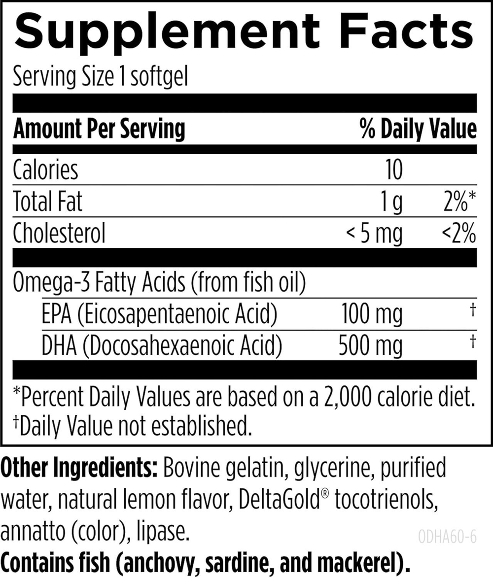 Designs For Health - OmegAvail™ Ultra DHA - 60 softgels