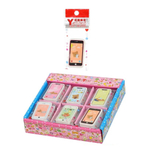 Ластик Basir, фигурный, серия "Сотовый телефон /животные/", цветной корпус в форме телефона, с рисунком зверюшек