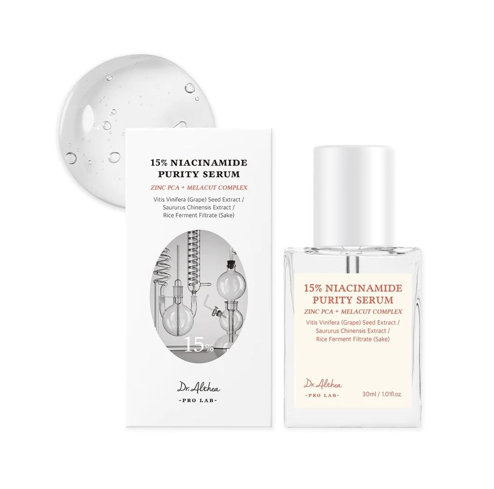 Осветляющая сыворотка с ниацинамидом и цинком Dr. Althea Niacinamide Purity Serum 30 мл