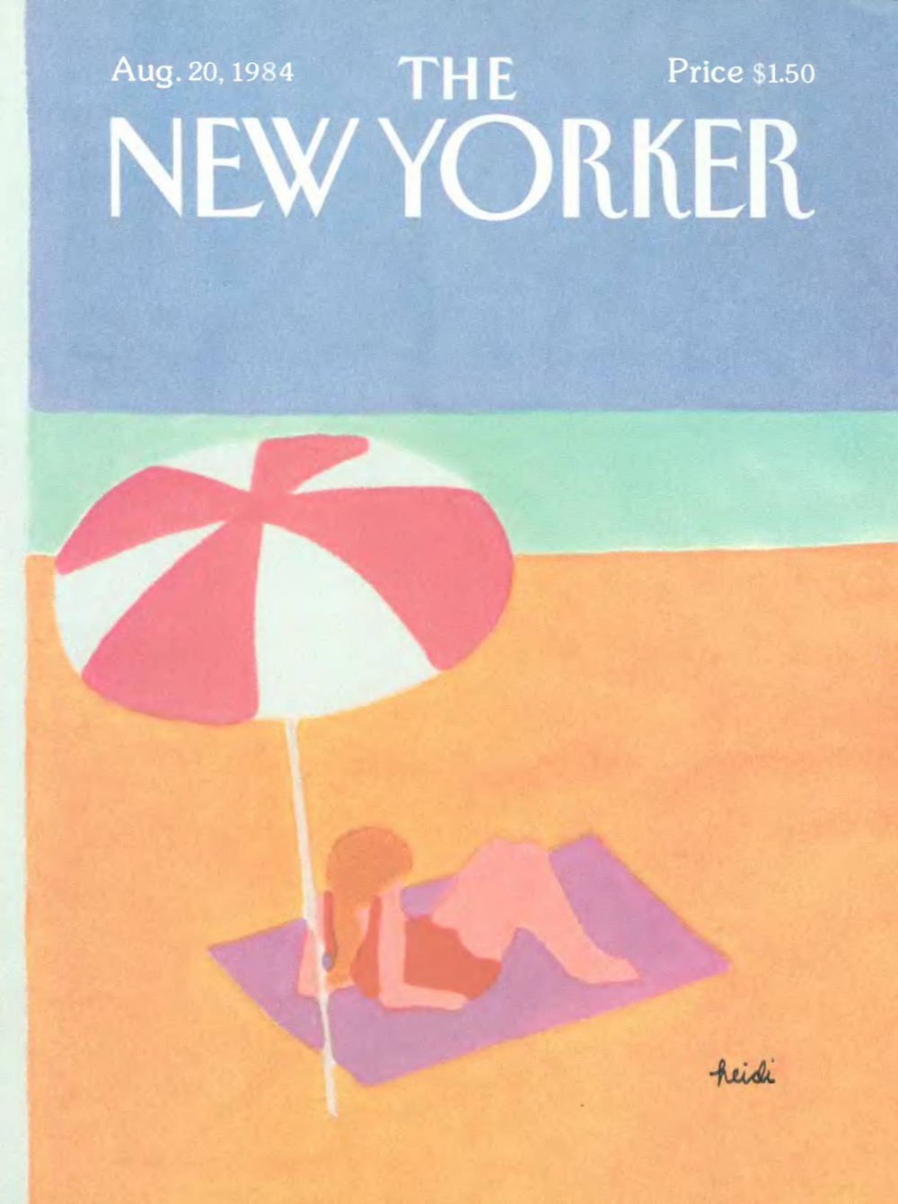 Журнал The New Yorker 20-08-1984