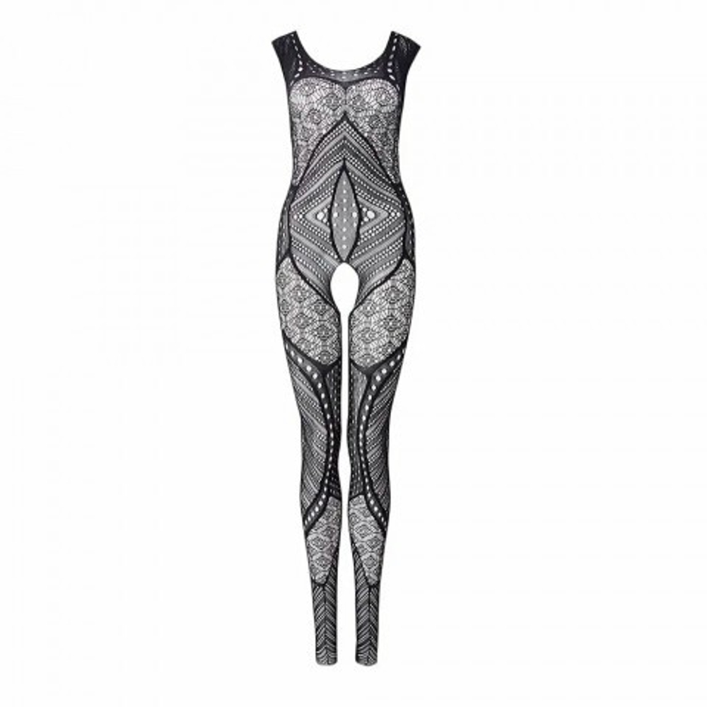 Боди-комбинезон черный геометрия Impulse, S-L