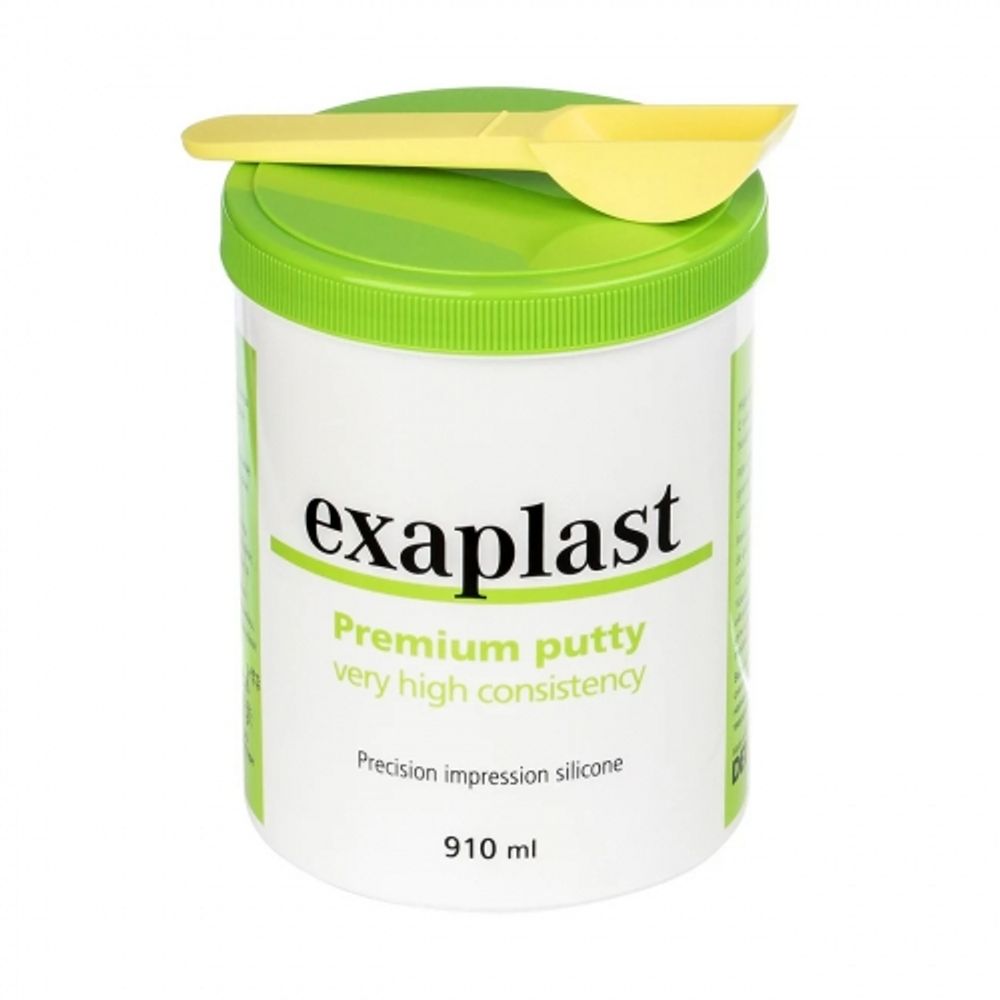 EXAPLAST PUTTY слепочная масса С-силиконовая (база), 910 мл, Detax (Германия)