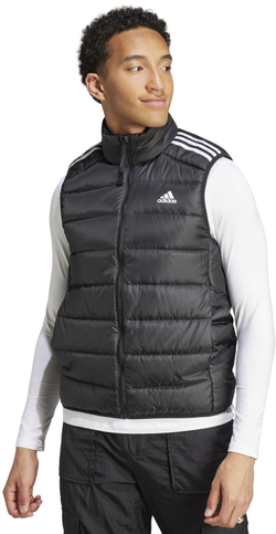 Мужская теннисная жилетка Adidas Essentials 3-Stripes Light Down - черный