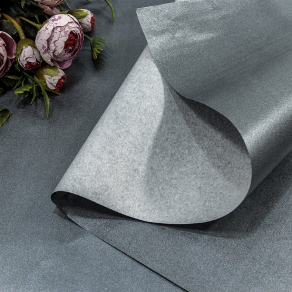 Бумага В листах 20 шт "Тишью" 50 х 70 см Водостойкая (Серый)