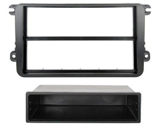 Рамка переходная Incar RVW-N01 VW Golf5, Passat B6, Jetta, Touran 1/2din