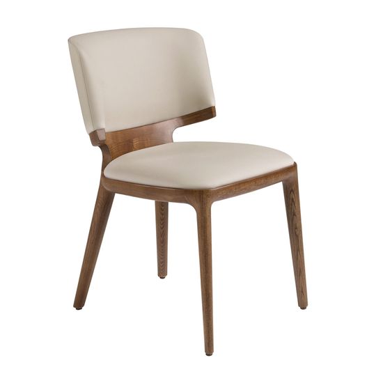 Стул 4206 из кремовой экокожи