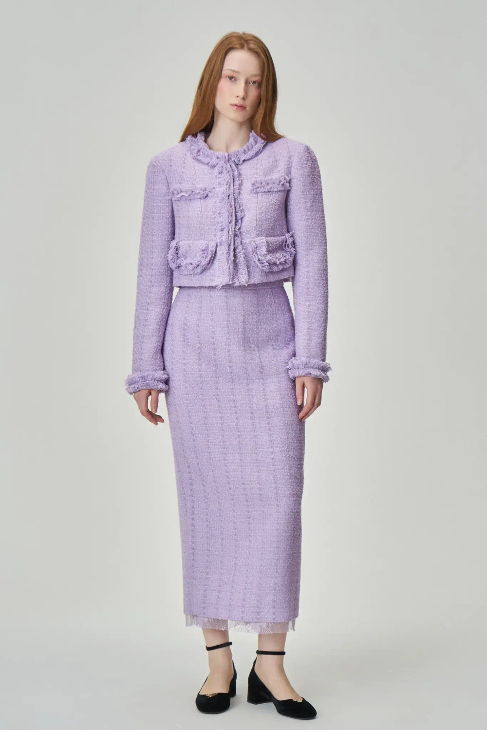 Юбка Чайная вечеринка лиловый