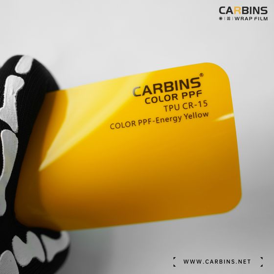 Веер образцов полиуретановой цветной пленки Carbins Color PPF