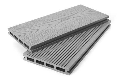 Террасная доска (Декинг) пустотелая 140 мм Серая