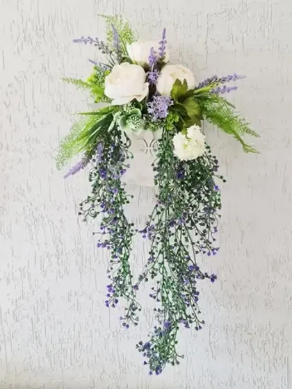 Искусственные цветы для декора в кашпо