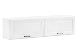 Шкаф навесной Ливерпуль белый / ясень ваниль