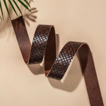 Ременная заготовка Treccia Classic Brown (3,6+ мм), цв. Коричневый