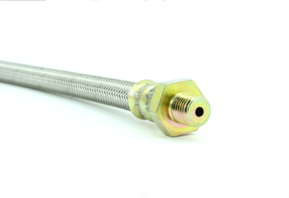 Шланг тормозной армированный "redBTR" в металлической оплетке 3151-3506085 (465мм)