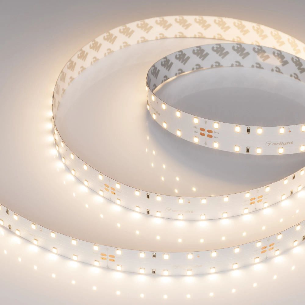 Светодиодная лента RT-A140-20mm 24V Warm3500 (22 W/m, IP20, 2835, 4.7m) (Arlight, 22 Вт, IP20) 028001