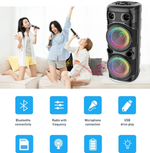 Напольная колонка Sing-e ZQS-8210S (8"40W/4.5A/микрофон)