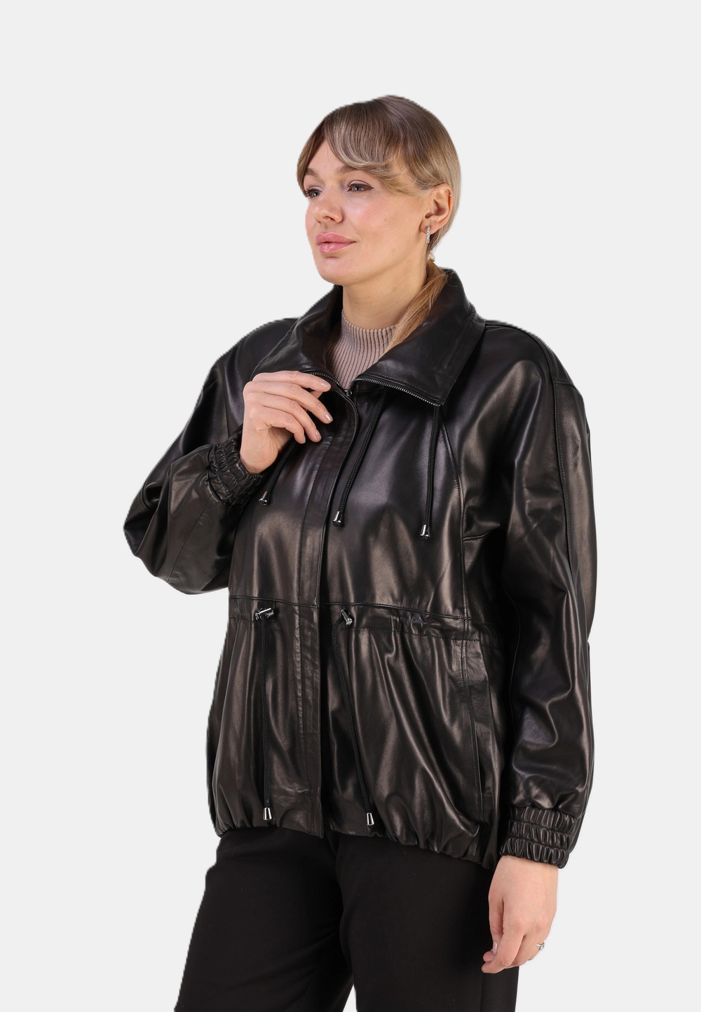 Кожаная куртка демисезонная