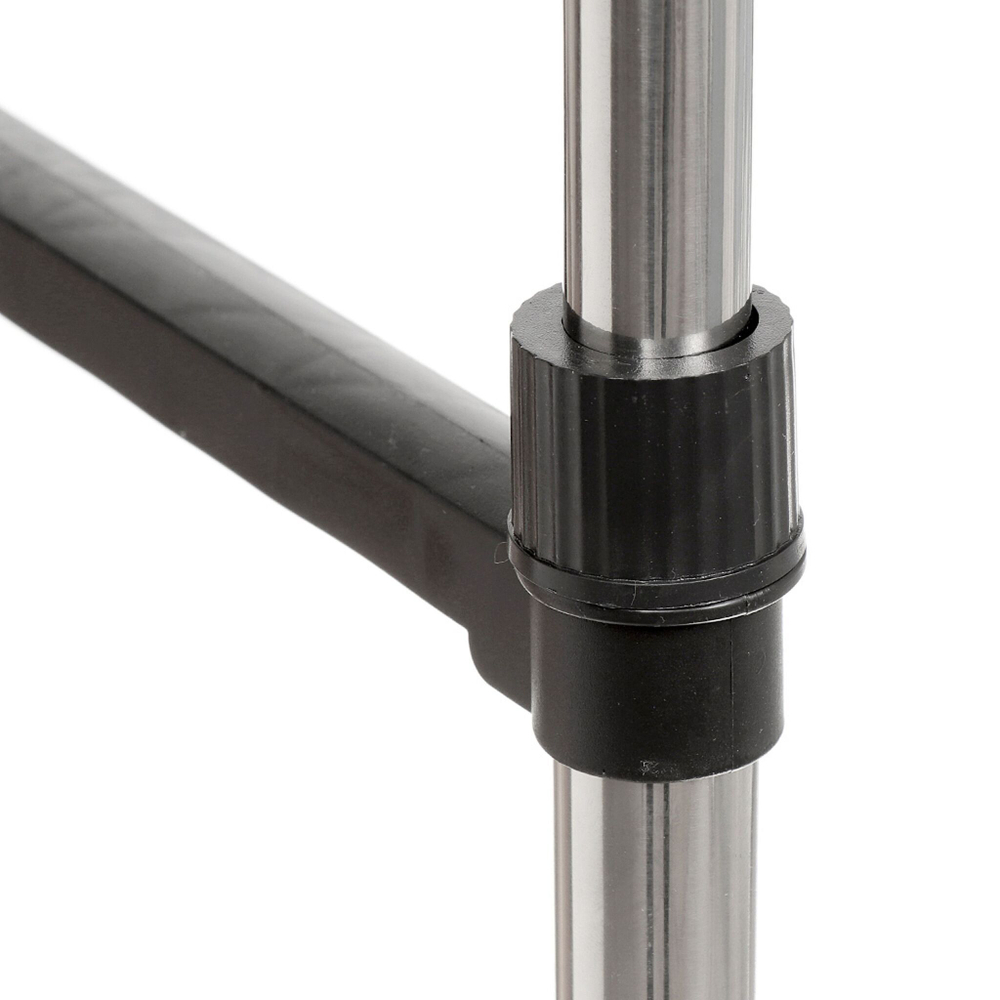 Вешалка напольная 155х42х145 см, с колесами, разборная, Y3-702, хром