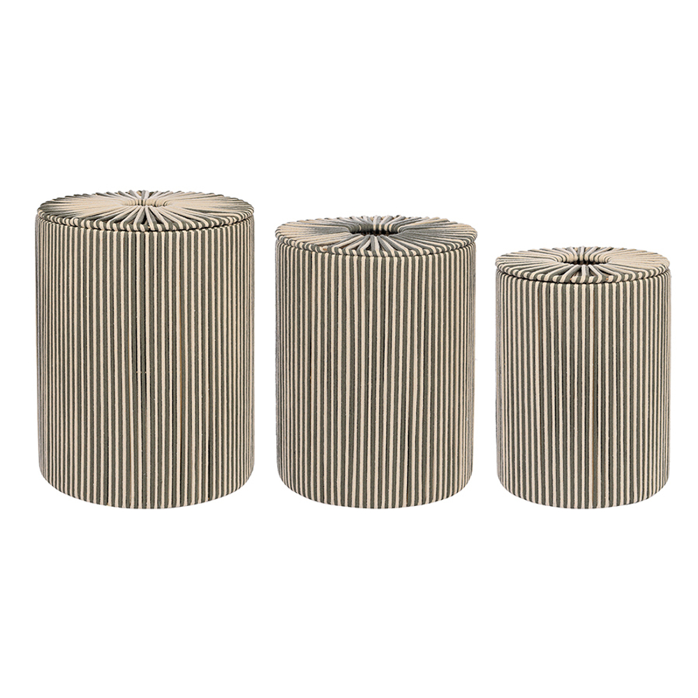 Корзина плетеная dholak grey из коллекции ethnic, размер m