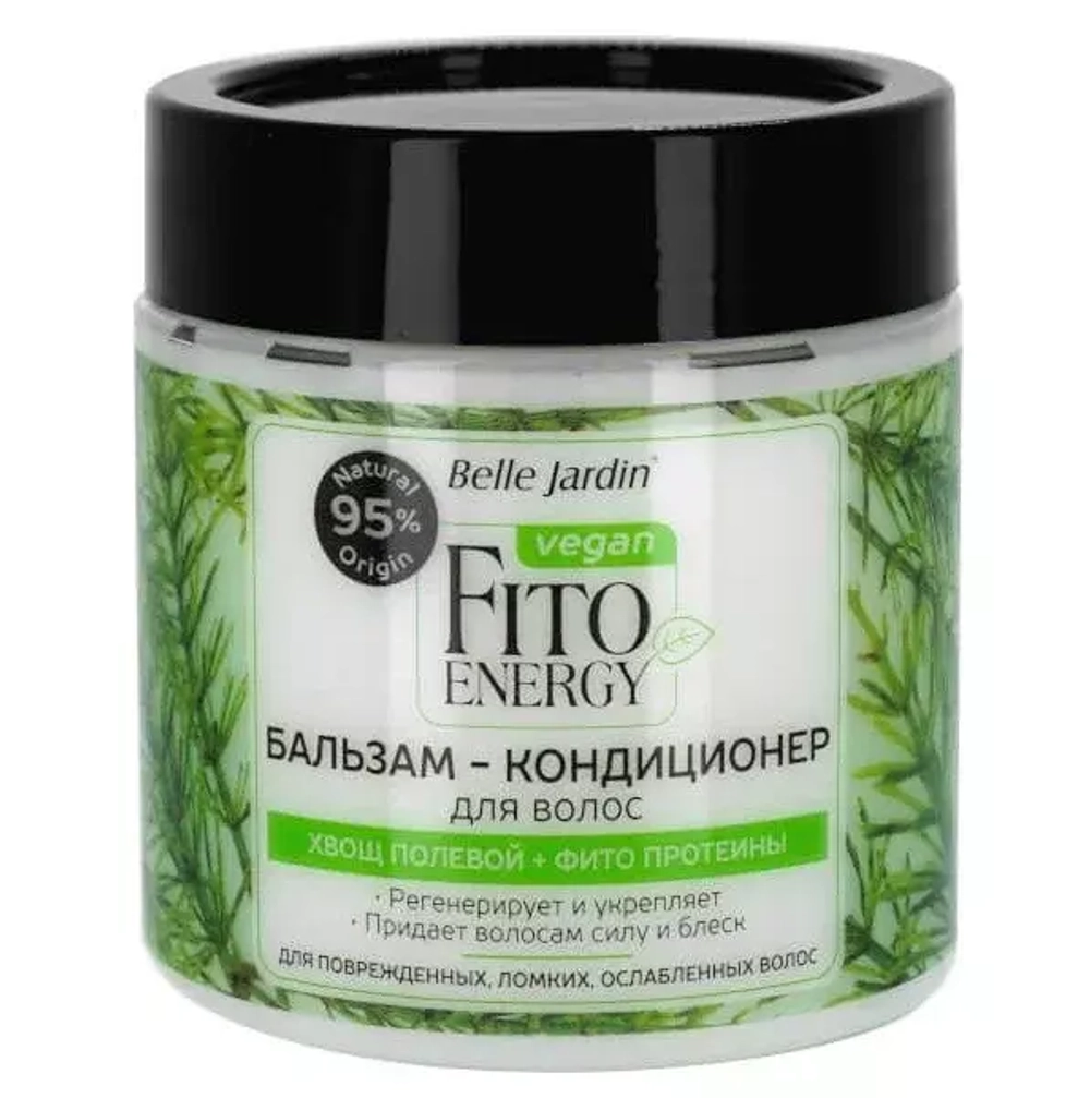 B.J. Fito Energia Vegan Бальзам+кондиционер для волос ХВОЩ ПОЛЕВОЙ+ФИТО ПРОТЕИНЫ 450мл*16