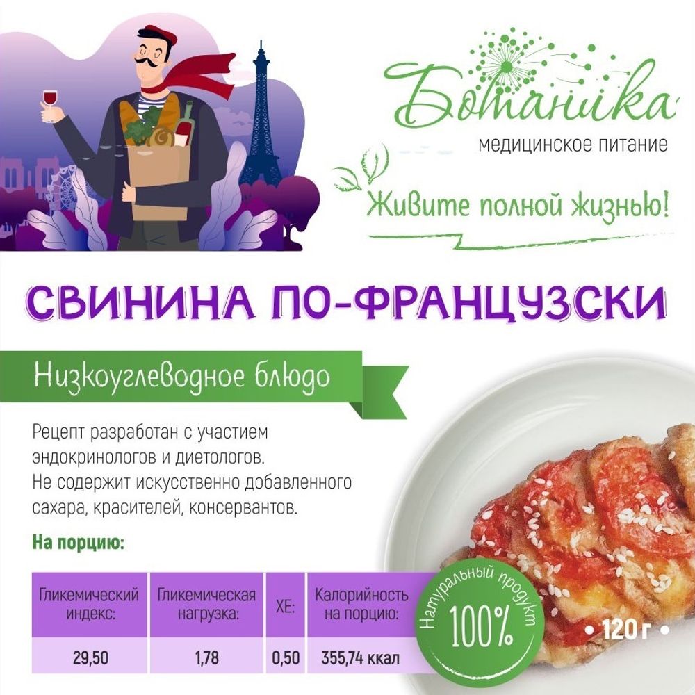 Свинина по-французски