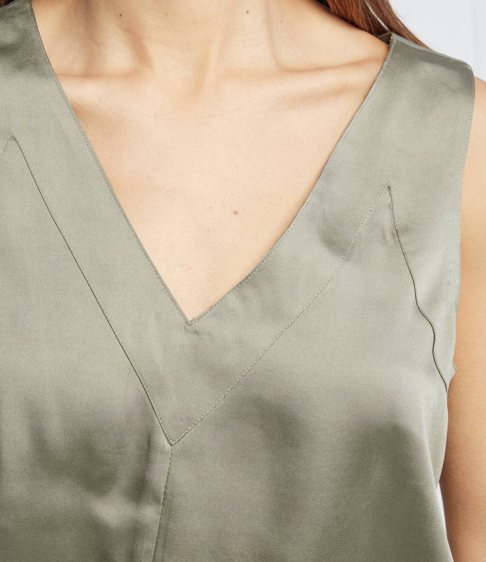 топ DKNY - хаки(P1KADFZK)