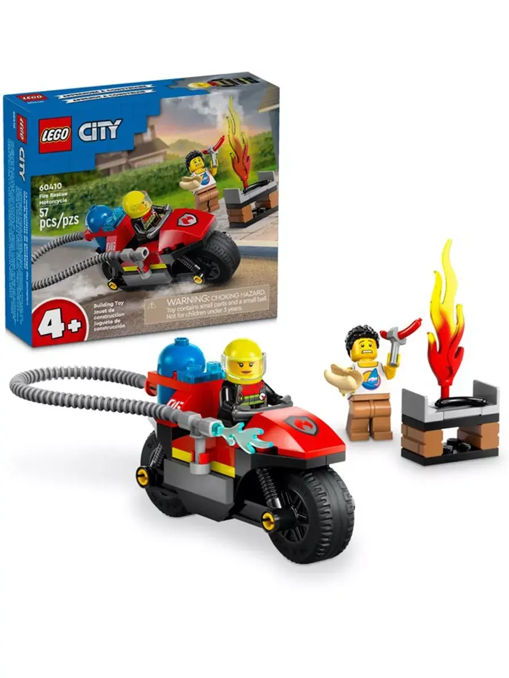 Лего Сити Пожарный мотоцикл 60410 Lego City