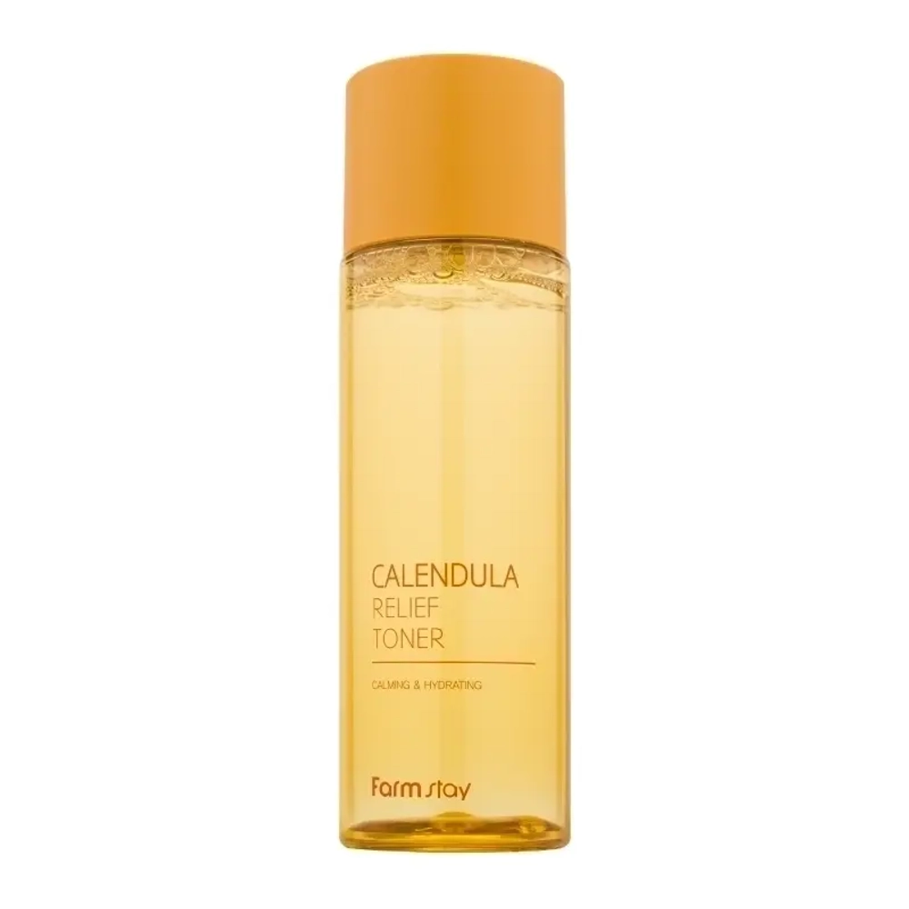 Успокаивающий тонер с экстрактом календулы FarmStay Calendula Relief Toner